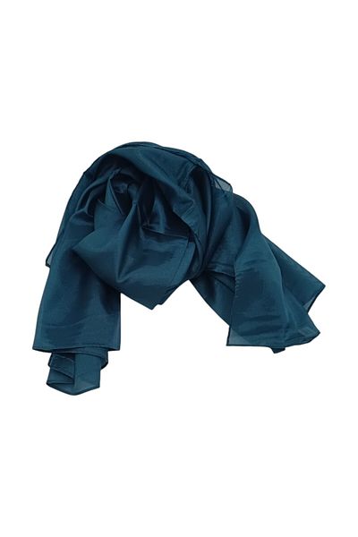 EVoStyle Batic din Matase 100%, dimensiune 90×90 cm, Verde Padure