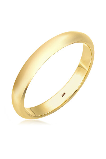 ELLI Ring Damen Klassischer Ehering in 375 Gelbgold