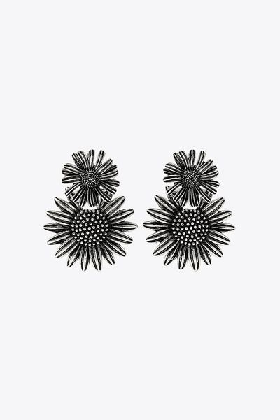 My Joyas Design Zr Model Antique Sunflower Earrings Gold