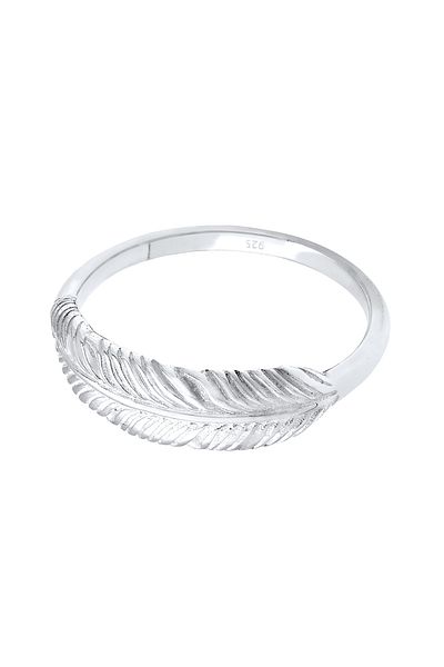 ELLI Inel Feather Wing Boho Trend Argint Sterling 925