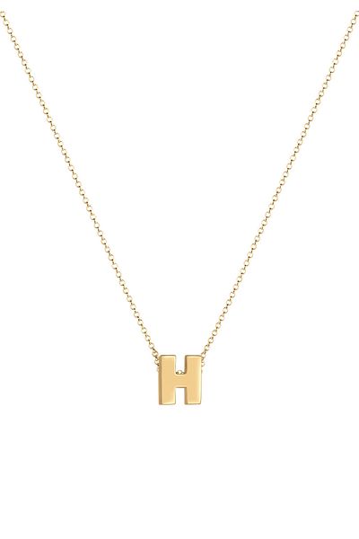 ELLI Necklace Buchstabe H Initialen Trend Minimal 925 Silber