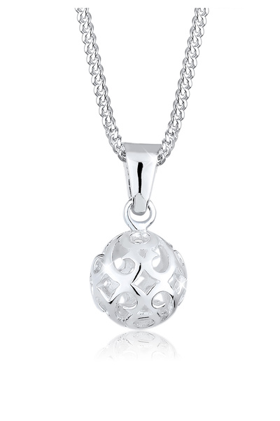 ELLI Necklace Kugel Ornament Verspielt 925 Sterling Silber