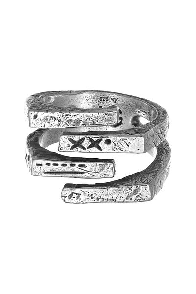 HAZE & GLORY Ring Hg - Ring Herren Aus 925 Sterling Silber, Schmuck Herren, Silberring Oxidiert, Coo