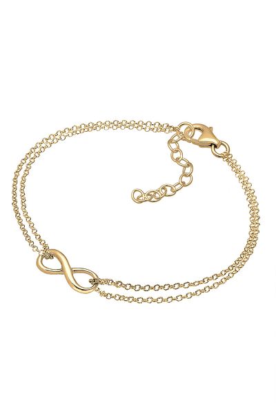 ELLI Dámský náramek Infinity Trend Symbol 925 mincovní stříbro