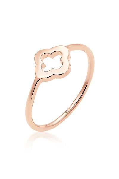 ELLI Ring Kleeblatt Glücksbringer Luck 925 Sterling Silber