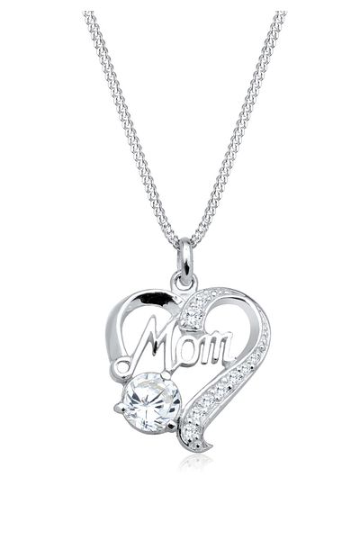 ELLI Necklace Herz Mom Muttertag Zirkonia 925 Silber