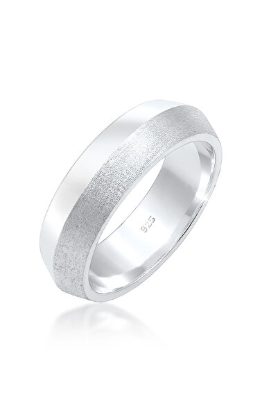 ELLI Ring PREMIUM Ring Damen Hochzeit Paar Elegant Schlicht in 925 Sterling Silber