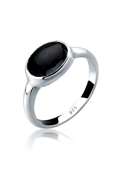 ELLI Ring Onyx 925 Sterling Silber