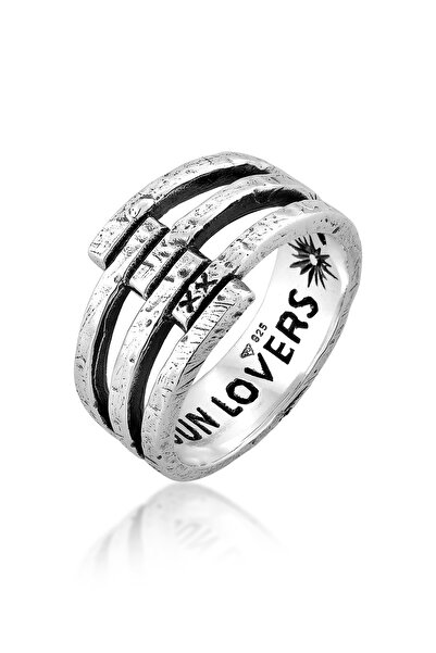 HAZE & GLORY Ring HG HAZE & GLORY - Ring Herren in 925 Sterling Silber, Schmu...