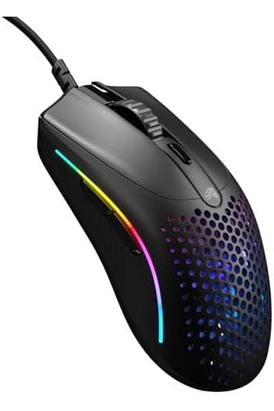Glorious Gaming Mouse Wired Small O 2: Super Light 49g Optical Sensor 26K DPI Black