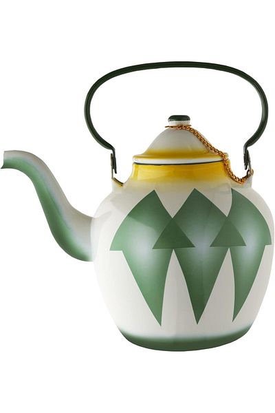 ALSAIF 3L Saif Teapot, durable and elegant, ideal for serving tea and other teas. Green color.