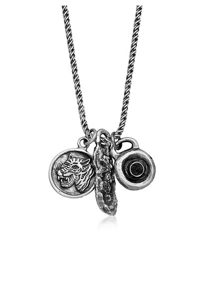 HAZE & GLORY Halskette HG HAZE & GLORY - Herrenkette aus 925 Sterling Silber, Herrenschmuck, Silberkette mit