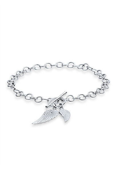 ELLI Armband Damen Engelsflügel Anhänger Stilvoll in 925 Sterling Silber