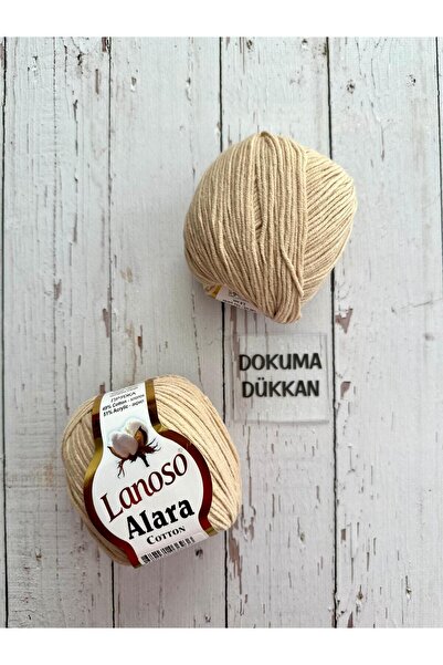 Lanoso Alara Cotton 50 Gr. Amigurumi Punch Örgü İpi Renk Kodu:971