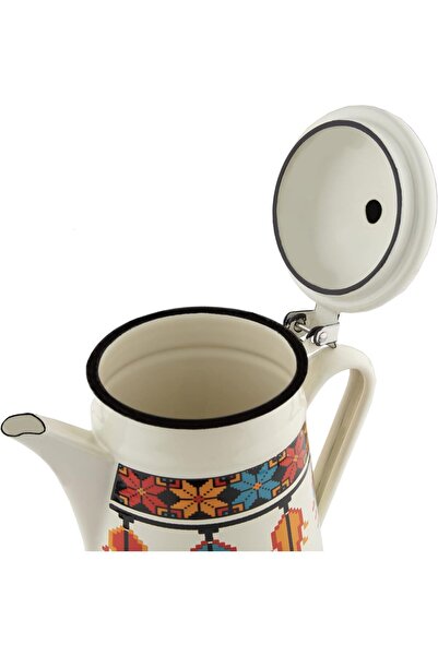 ALSAIF Practical and traditional 1 liter jug ​​from Saif, suitable for preparing coffee and tea with ease, red color