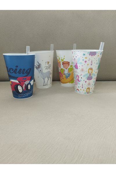 Gondol Straw Cup with Straw Set of 4