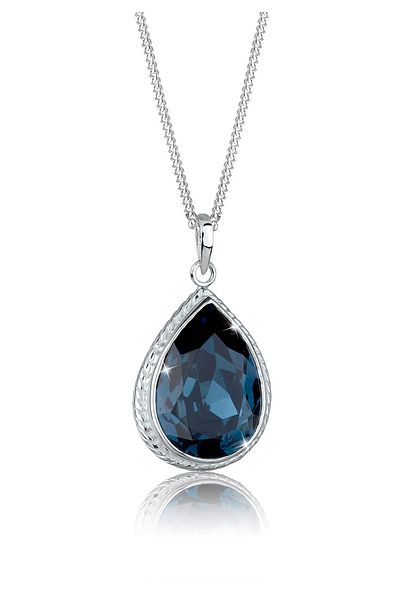 ELLI Necklace Halskette Tropfen Kristall 925 Silber