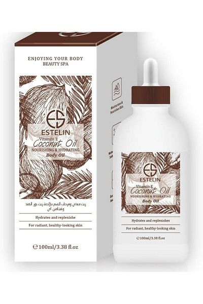 ESTELİN Eastlin Body Oil with Vitamin E and Coconut Oil 100ml
