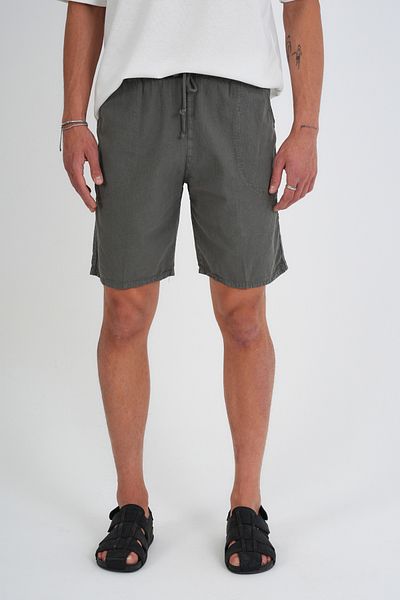 Redline Ανδρικό βαμβακερό σορτς Defy Linen Look