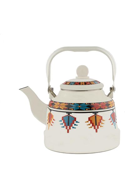 ALSAIF 1.7L Saif Teapot, durable and elegant, ideal for serving tea and other teas. Red