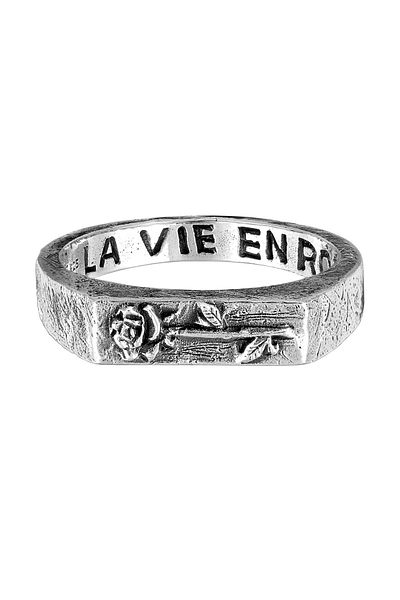 HAZE & GLORY Ring Hg - Ring Herren in 925 Sterling Silber, Schmuck Herren, Silberring Oxidiert, Rosé