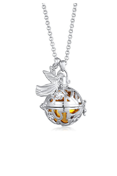 Nenalina Necklace Engelsflüsterer Klangkugel Romantisch 925 Silber