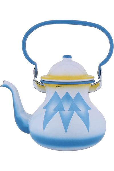 ALSAIF 3L Saif Teapot, durable and elegant, ideal for serving tea and other types of tea. Blue