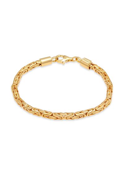 KUZZOI Armband Armband Oxidiert 925 Sterling Silber