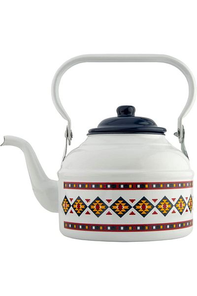 ALSAIF 2L Saif Teapot, durable and elegant, ideal for serving tea and other teas. Multi-colored.
