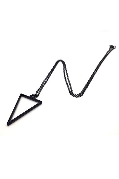 REDz Accessories Τριγωνική Αλυσίδα, Μόδα, Ανδρικά, Ανοξείδωτο Ατσάλι, Μαύρο