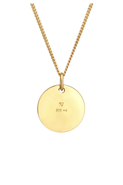 ELLI Dámský náhrdelník s přívěskem a symbolem mantry ze sterlingového stříbra 925