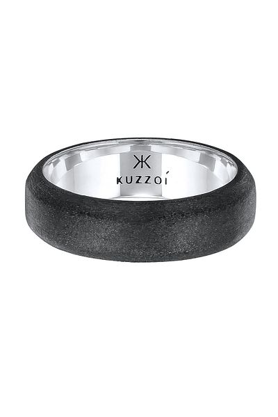 KUZZOI Ring Herrenring massiv 925 Sterling Silber