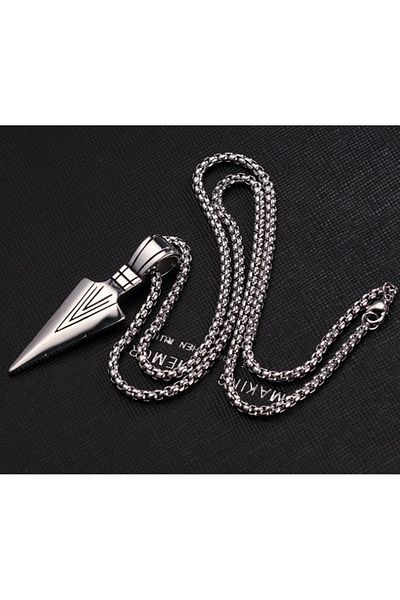 REDz Accessories Arrow Chain, Stainless-steel, Silver