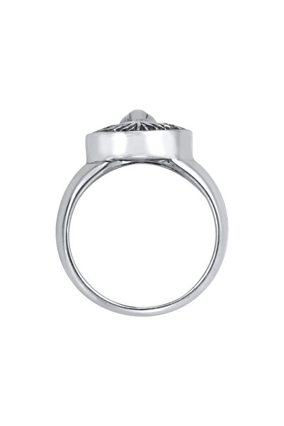 KUZZOI Ring Herren Siegelring Löwe massiv klobig Trend in 925 Sterling Silber