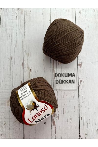 Lanoso Alara Βαμβάκι 50 Γρ. Κωδικός χρώματος Amigurumi Punch Knitting Yarn:992
