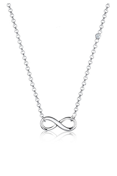 ELLI Necklace Unendlichkeit Diamant (0.015 ct.) 925 Silber