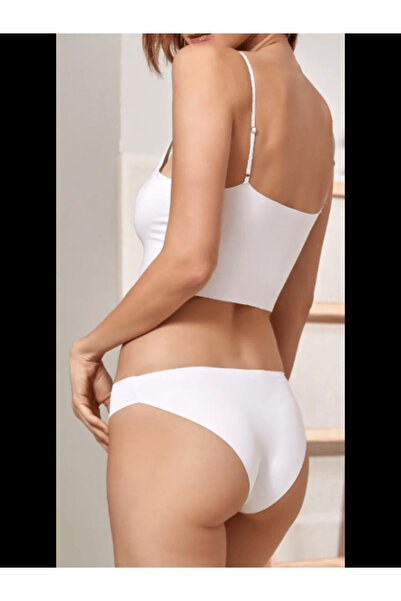 Berrak Lazer Kesim 4'lü Bikini Külot Dikişsiz