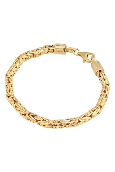 KUZZOI Armband Herren Rundglieder Trend Aus 925 Sterling Silber