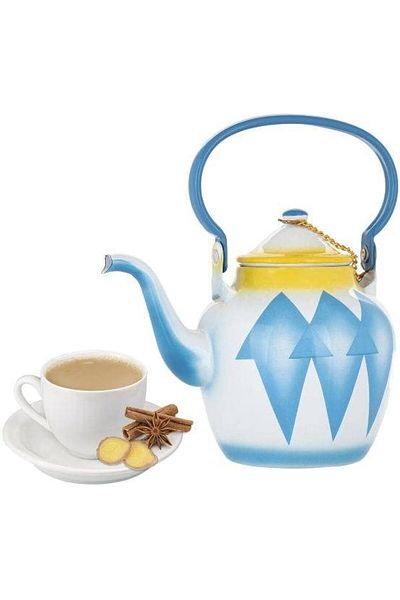 ALSAIF 1.6L Saif Teapot, durable and elegant, ideal for serving tea and other teas. Blue