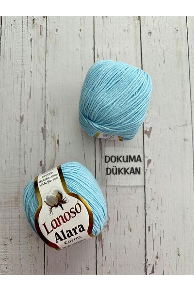 Lanoso Alara Βαμβάκι 50 Γρ. Κωδικός χρώματος Amigurumi Punch Knitting Yarn:981