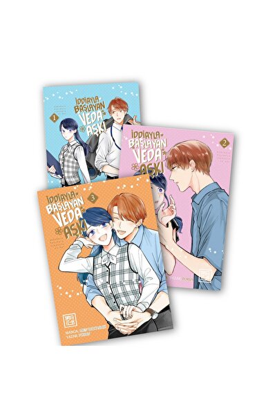 Destek Yayınları İddiayla Başlayan Veda Aşkı 1-2-3. Ciltler 3 lü Manga Seti