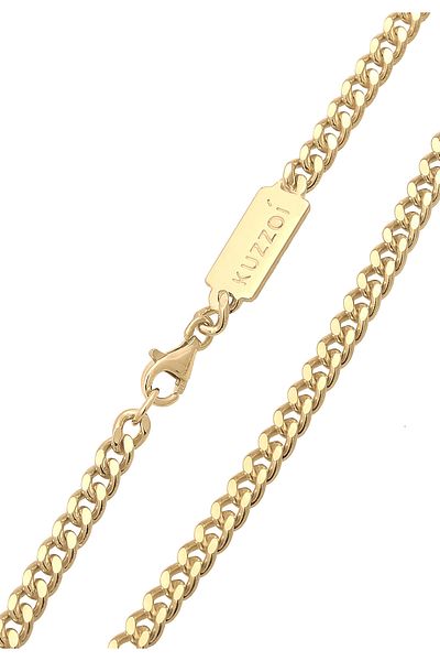 KUZZOI Armband Herren Panzerkette Massiv Basic Trend aus 925 Sterling Silber