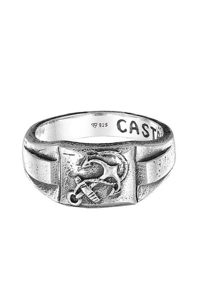 HAZE & GLORY Ring Hg - Ring Herren in 925 Sterling Silber, Schmuck Herren, Silberring oxidiert, Sig