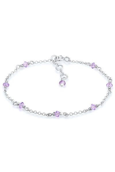 ELLI Bracelet Kinder Bead Bunt Kristalle 925 Silber