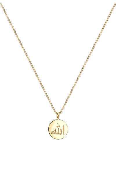 ELLI Necklace Schriftzeichen Geo Symbol 925 Sterling Silber