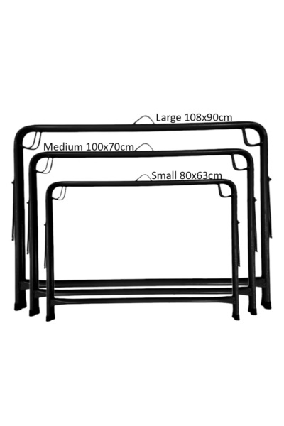 BabyCara Handol Baby Swing Sleeping Folding Cradle With Handlebar And 3 Sizes, Jizani Style, Random Fabric