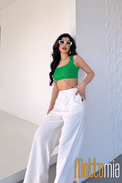 mottomia Women S High Waist Single Button Palazzo Pants - Colorful, Stylish and Relaxed Fit