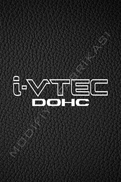 Modifiye Fabrikası Honda Civic Sticker - I Vtec Sticker Honda - 28 X 8 Cm - B...