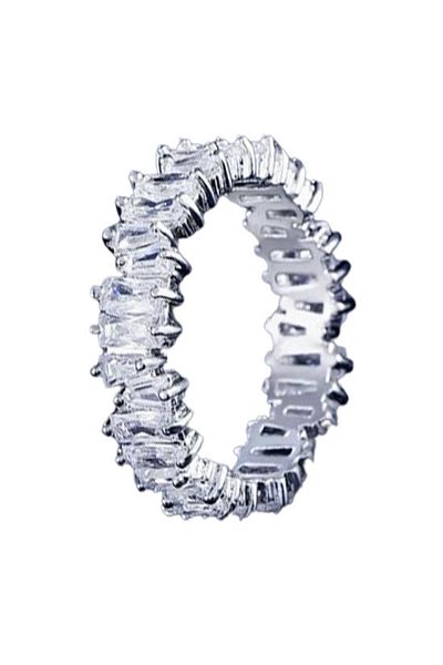 REDz Accessories Inel Destiny, Cristale Zirconia, Femei, Oțel inoxidabil, Argint - Mărime 6 (57MM)