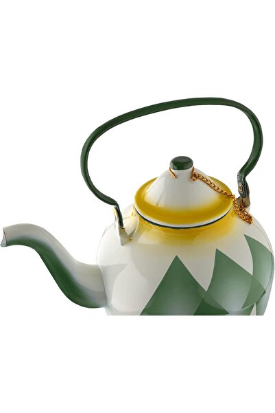ALSAIF 4L Saif Teapot, durable and elegant, ideal for serving tea and other types of tea. Green color.